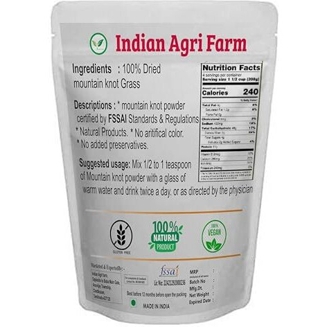 Iagrifarm Mountain Knot Powder - 100 Gram - Sirupeelai/Kondapindi/Paashanbheda Powder