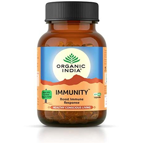 Organic India Immunity 60 Veg Capsules (Pack Of 3)