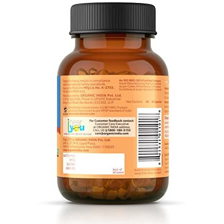 Organic India Immunity 60 Veg Capsules (Pack Of 3)