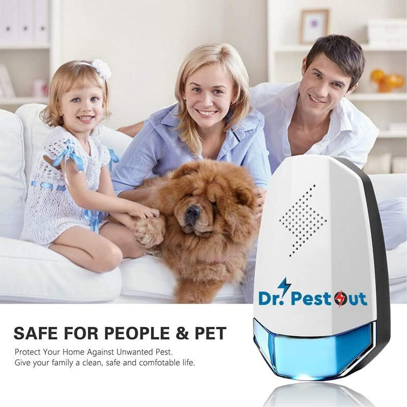 Ultrasonic Pest Repellent Machine To Repel Lizard, Rat, Cockroach, Mosquito, Home Pest & Rodent Repelling Aid For Reject Ants For Reject Insect Mosquito Killer Machine Lizard (Pack Of 4)
