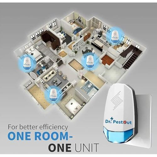 Ultrasonic Pest Repellent Machine To Repel Lizard, Rat, Cockroach, Mosquito, Home Pest & Rodent Repelling Aid For Reject Ants For Reject Insect Mosquito Killer Machine Lizard (Pack Of 4)