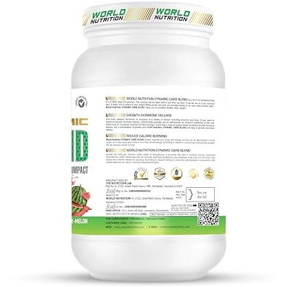 Wn World Nutrition Dynamic Carb-Blend | Premium Dope-Free Carbohydrate Supplement For Sustained Energy, Performance, And Recovery | Orange Flavor 1Kg