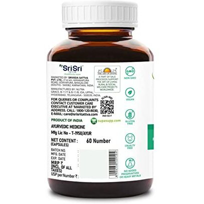 Supasupp Moringa Oil Super Food Extract | Best Plant Source Of Vitamins & Minerals For All Round Health, Rejuvenation And Fitness | Health Supplement | 60 Veg Cap, 500Mg