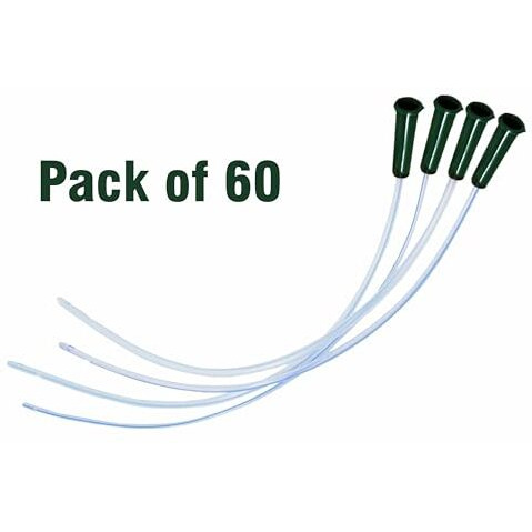 Swasthya Sarvada Sterile Enema Colon Tip | Enema Tube | Enema Catheter | Individually Packed (Pack Of 60)