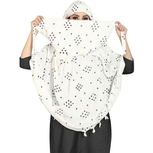 Vasttram Women's Soft Stylish Reyon Cotton Scarf Cum Mask Usable For Head Cover For Girls Driver Anti Pollution Full Face Cover With Uv Sun Rays Protection