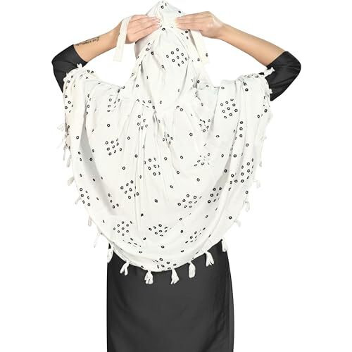 Vasttram Women's Soft Stylish Reyon Cotton Scarf Cum Mask Usable For Head Cover For Girls Driver Anti Pollution Full Face Cover With Uv Sun Rays Protection