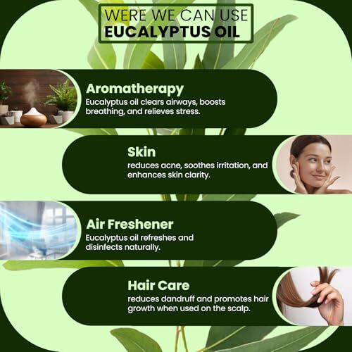 Filza Eucalyptus Essential Oil, 30 Ml - For Skin Care, Hair Care & Aromatherapy | Pure Eucalyptus Oil For Cold Cough, Steam Inhalation, And Relaxation