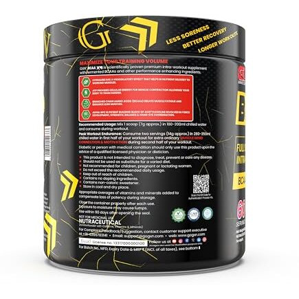 Gxn Bcaa X9 420 G 60 Servings | L Leucine, L Isoleucine & L Valine | 2000Mg L Citrulline | Blue Raspberry | Zero Added Sugar