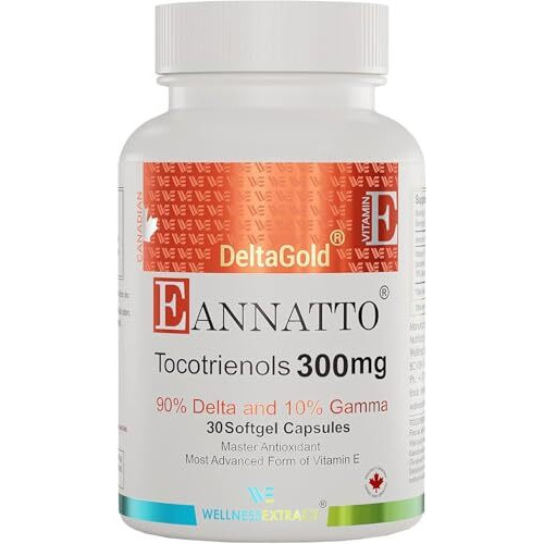 Wellness Extract Tocotrienols Deltagold Eannatto 300 Mg (Pack Of 30)