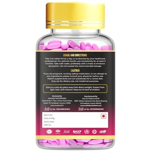 Anupurak Multi Collagen Supplement For Women & Men | Marine Collagen Complex Type I, Iii & V + Glutathione + Biotin + Hyaluronic Acid + Probiotics | Support Skin Glow, Hair, Nail & Joint | 90 Tablets
