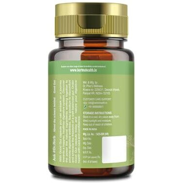 Herb To Health Good Gut Supplement | Gut Support For Men & Women | Supports Digestion, Metabolism, Immunity, Bloating, Gas & Constipation Relief | Detox & Cleanse Formula | 60 Capsules  Pack Of 1