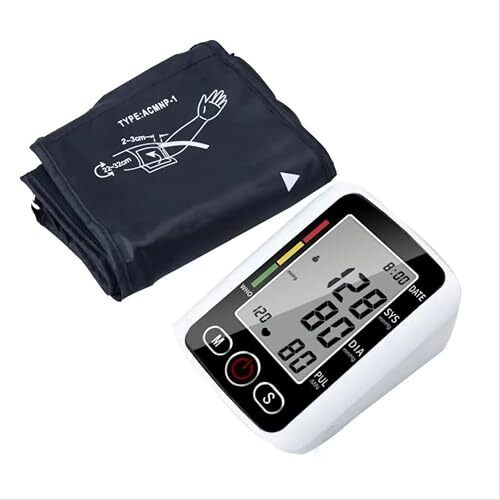 Accutrust Blood Pressure Monitors For Home Use With Cuff Arm,Automatic Blood Pressure Machine Upper Arm For 2 Users Bp Machine White