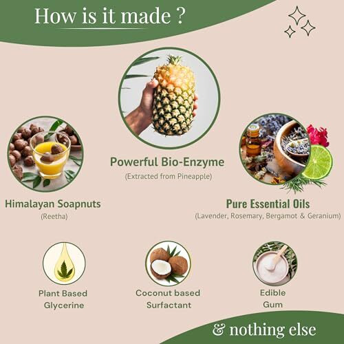 Forest Lab Floor Cleaner| Eco Friendly, Baby & Pet Safe, Non Toxic, Natural & Biodegradable| Herbal Disinfectant| Bio Enzyme, Soapnuts| Cleans Marble Wood Tiles Or Granite (750 Ml (Pack Of 4))