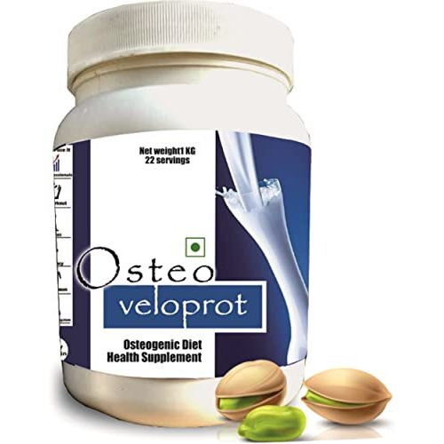 Develo Calcium & Protein Powder For Bone Health & Fracture Healing - 1 Kg (Elaichi Pista)