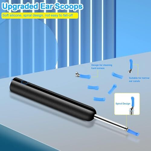 Ear Wax Cleaner - Resuable Ear Cleaner Tool Set With Storage Pack - Ear Wax Remover Tool Kit With Ear Curette Cleaner And Spring Ear Buds Cleaner (9 In 1 Ear Wax Cleaner)