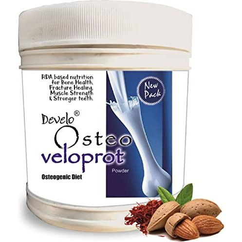 Develo Osteo Veloprot For Bone Health & Quick Fracture Healing - 500 G Kesar Badam
