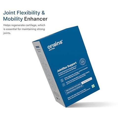 Origins Nutra Jointflex Support |Regenerate Cartilage, Reduces Joint Inflammation | Glucosamine Hcl, Rosehip Extract, Mucopolysaccharides |Gmp Certified | For Men & Women | 56 Veg Tablets Pack Of 3
