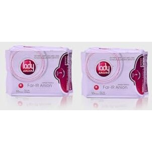 Lady Anion Sanitary Napkins Day Use Pack Of 2 (20Pieces)