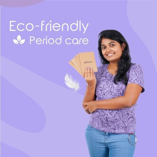 Mahinsure Bamboo Sanitary Pad, Skin-Friendly, Biodegradable, Xl, Pack Of 45 Pcs