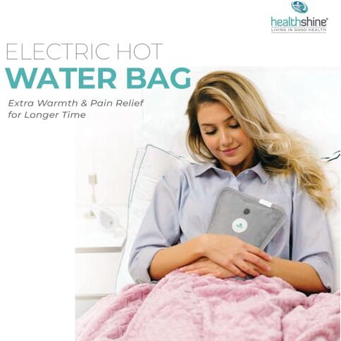 Healthshine Hot Water Bag Electric For Pain Relief, Heating Bag Electric, Heating Pad-Heat Pouch Hot Water Bottle Bag, Electric Hot Water Bag, Heating Pad For Pain Relief