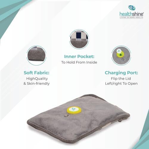 Healthshine Hot Water Bag Electric For Pain Relief, Heating Bag Electric, Heating Pad-Heat Pouch Hot Water Bottle Bag, Electric Hot Water Bag, Heating Pad For Pain Relief