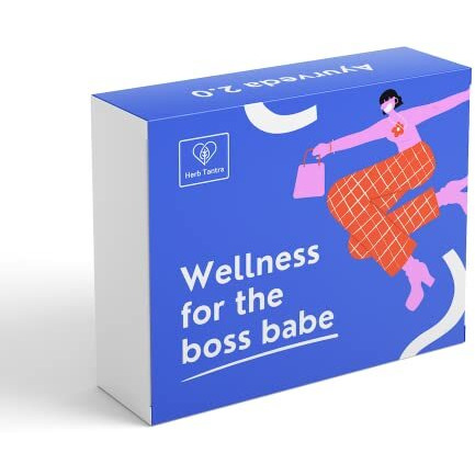 Herb Tantra Wellness For The Boss Babe Gift Combo For Women & Girls | Meaningful Period Gift For Wife, Sister | Self Care Kit For Her Sleep, Headache & Period Cramps