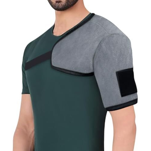 Addmax Shoulder Heating Pad For Both Shoulders - 3 Heat Settings Orthopaedic Electric Heating Pad For Pain Relief From Frozen Shoulder, Arthritis Pain Relief With Heat Therapy (Universal)