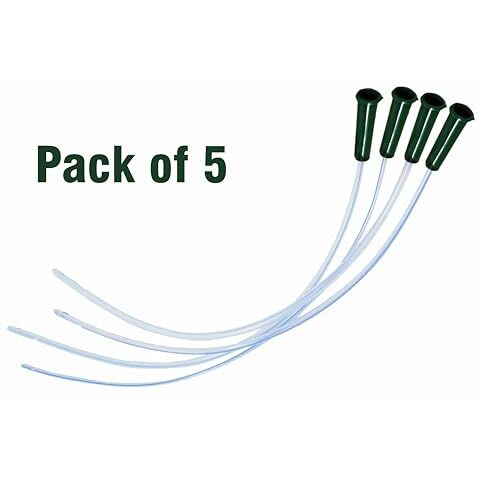 Swasthya Sarvada Sterile Enema Colon Tip | Enema Tube | Enema Catheter | Individually Packed (Pack Of 5)