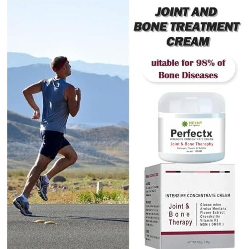 Perfectx Joint & Bone Therapy Cream, Perfectx Intensive Joint & Bone Therapy Cream, Intensive Concentrate For Joint And Muscle Recovery, Provides Relief For Back, Neck, Hands, Feet (Pack Of 2-200Gm)