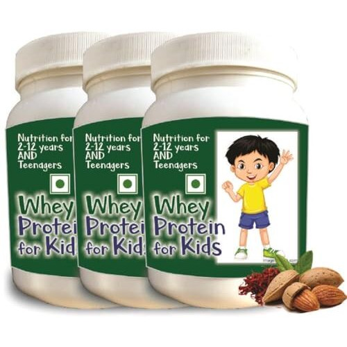 Develo Whey Protein Powder For Little Kids (2-12 Years) & Teenager Children, Boys & Girls - 3Kg Kesar Badam Flavour