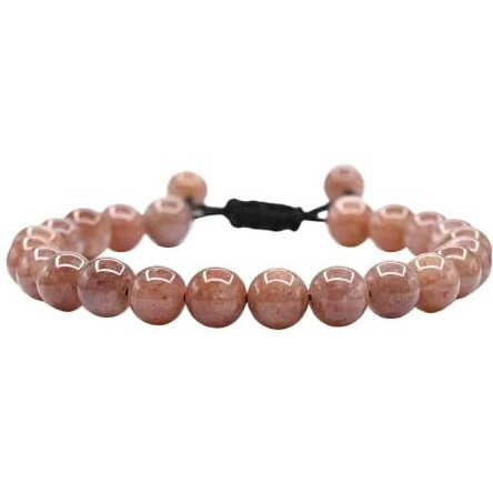 Crystal Heaven Certified Natural Healing Crystal Bracelet For Women Men - Aaa Grade Original Healing Gemstone Adjustable Bracelet For Yoga Reiki Meditation Feng Shui (Sunstone)