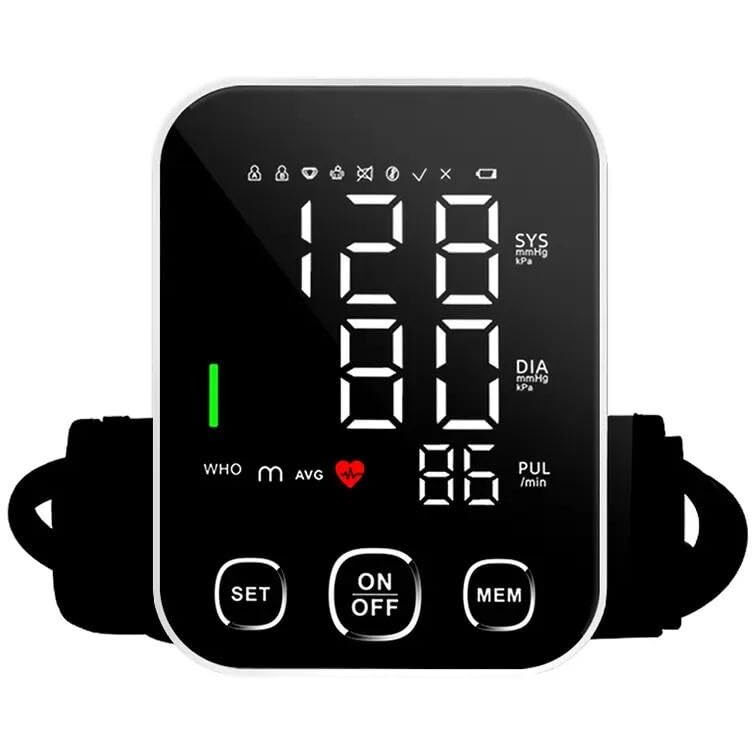 Accutrust Digital Blood Pressure Monitor With Voice Reporting, Upper Arm Electronic Bp Machine, Lcd Display With Memory Function