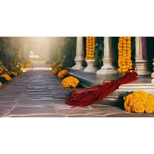 On Blow Silk Red Thread Lal Dhaga Moltadu Najar Suraksha For Boys, Girls (20 Meters) | Pack Of 2