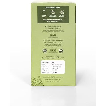 Vamnaya Green Coffee With Sunfiber Prebiotic, Apple Cider Vinegar &Tulsi | Weight Management, Gut Health & Bloating Relief | Pack Of 2 (30 Servings)