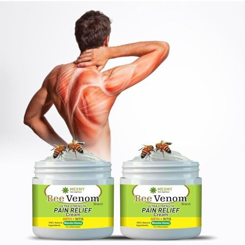 Bee Venom Pain Relief Cream For Strong Ayurvedic Joint Pain Relief Oil, Knee Pain, Neck Pain, Back Pain, Shoulder Pain (200Gm)