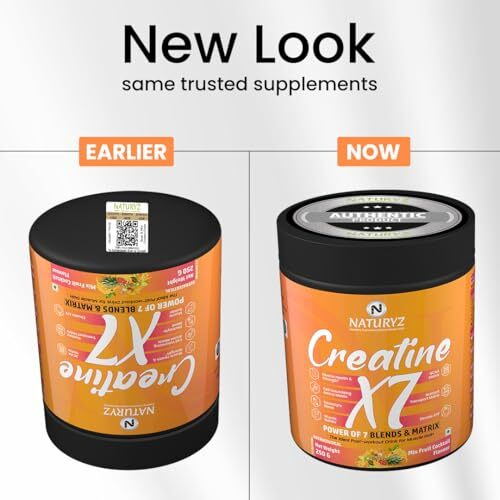 Naturyz Creatine X7 Pure Micronized Creatine Monohydrate Post Workout Drink | Rapid Absorption With Aminos | Bcaa | Atp Transport Matrix | Muscle Growth & Strength | Power Of 7 Blends | Muscle Builder- 250G(Mixfruit Cocktail)