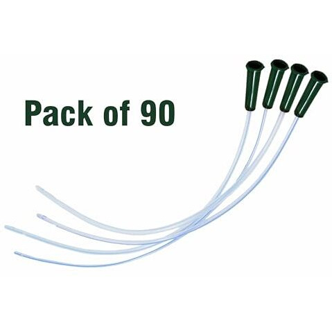 Swasthya Sarvada Sterile Enema Colon Tip | Enema Tube | Enema Catheter | Individually Packed (Pack Of 90)