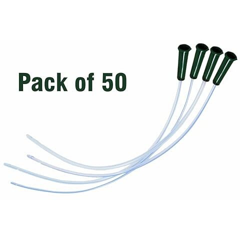 Swasthya Sarvada Sterile Enema Colon Tip | Enema Tube | Enema Catheter | Individually Packed (Pack Of 50)