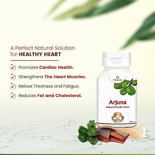 Pravek Arjuna Healthy Heart - 60 Capsules