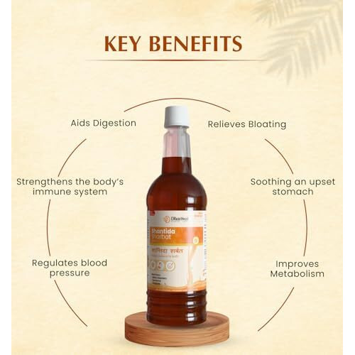 Dhariwal Ayurveda Shantida Sharbat | Ayurvedic Formulation | Traditional Herbal Blend | 750Ml