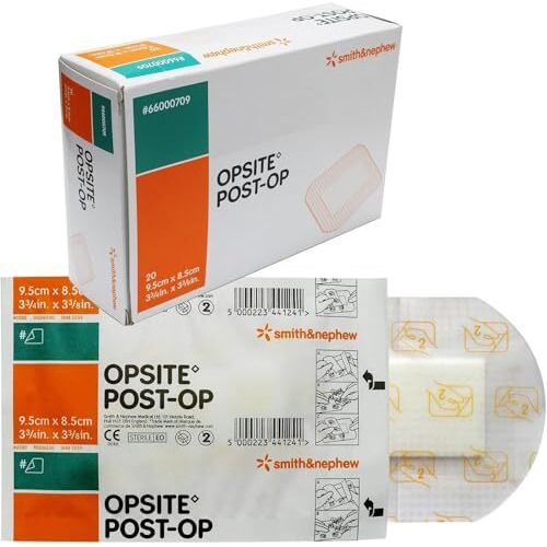 Opsite Post Op Waterproof Pad Dressing Size - 9.5Cm X 8.5Cm - 5 Pcs