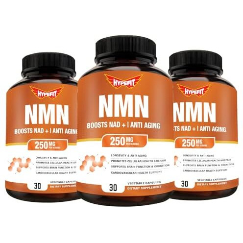Hypefit Nicotinamide Nmn 250 Mg I Cellular Repair- (30 Veg Capsules) - Pack Of 3