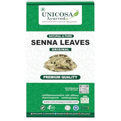 Unicousa Ayurveda  Senna Leaves Dried | Nilavarai | Sanay | Cassia Angustifolia | 400 Gm  Natural & Pure Senna For Digestive Health