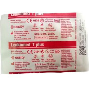 Leukomed T Plus Transparent Wound Dressing 5 X 7.2 Cm Hypoallergenic Sterile Waterproof Adhesive Bandage For Wound Protection & Healing Pack Of 10