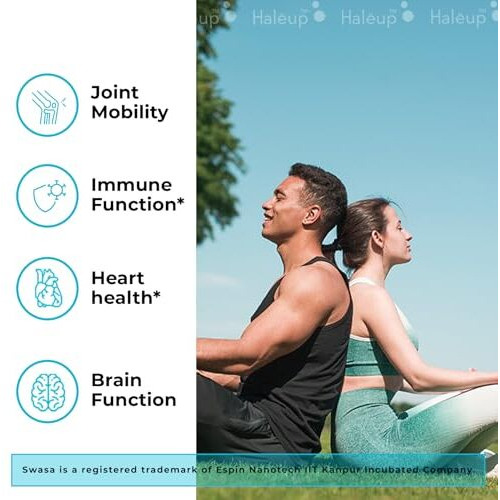 Swasa Haleup Vegan Omega 3 Capsules, 500 Mg || Nanotech Inside Ii Enriched With Epa/Dha || Healthy Heart|| Brain|| Immunity ((Pack Of 2))