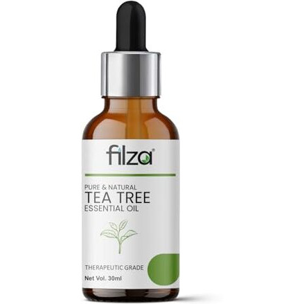 Filza Tea Tree Essential Oil, 30 Ml - For Skin, Hair & Face | Pure Tea Tree Oil For Reducing Acne And Hair Dandruff
