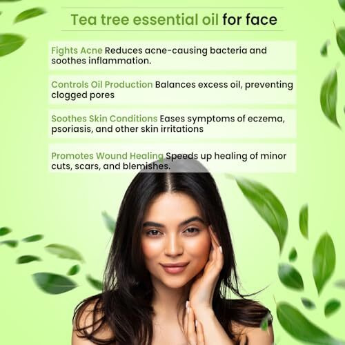 Filza Tea Tree Essential Oil, 30 Ml - For Skin, Hair & Face | Pure Tea Tree Oil For Reducing Acne And Hair Dandruff