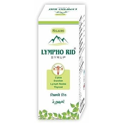 Drugs Lab Nilgiri Lympho Rid 200 Ml, Thyroid Control & Care Ayurvedic Syrup (Pack Of 2)