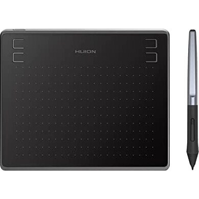 Huion Hs64 Graphics Drawing Tablet Battery-Free Stylus Android Windows Macos With 6.3 X 4 Inch Working Area Pen Tablet For Linux, Mac, Windows Pc And Android (Hs64, 6.3 X 4 Inch)
