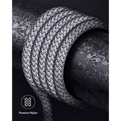 Wayona Type C To Lightning Mfi Certified 20W Fast Charging Nylon Braided Usb C Cable For Iphone 14,14 Pro,14 Pro Max, Iphone 13 Series,12,12 Pro,11,11 Pro Max Iphone 12 Mini, X, 8 (2M, Grey)